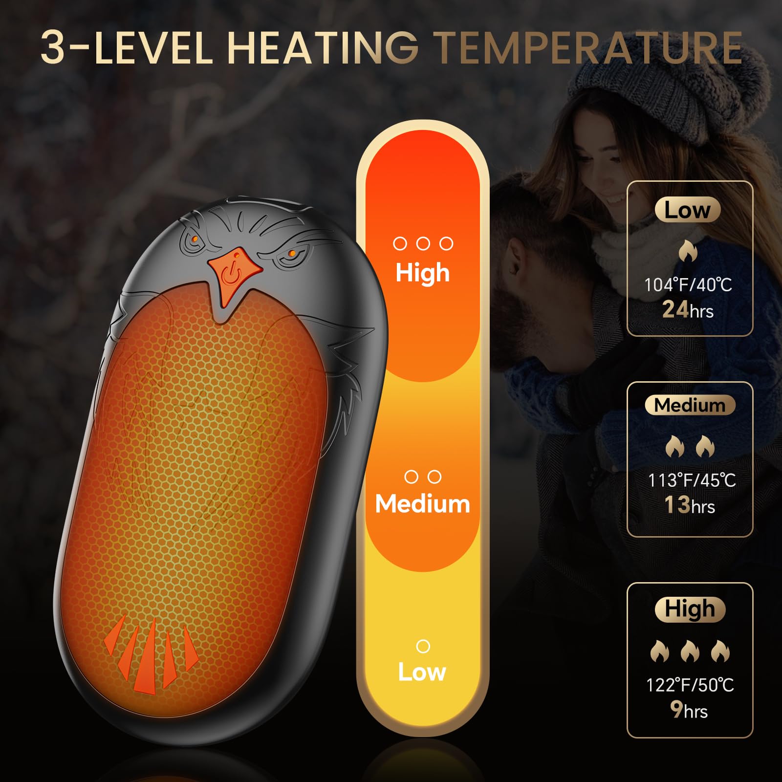 Portable Magnetic Heated Hand Warmer
