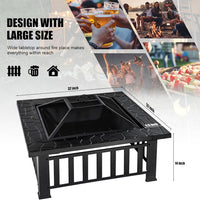 Square Fire Pit