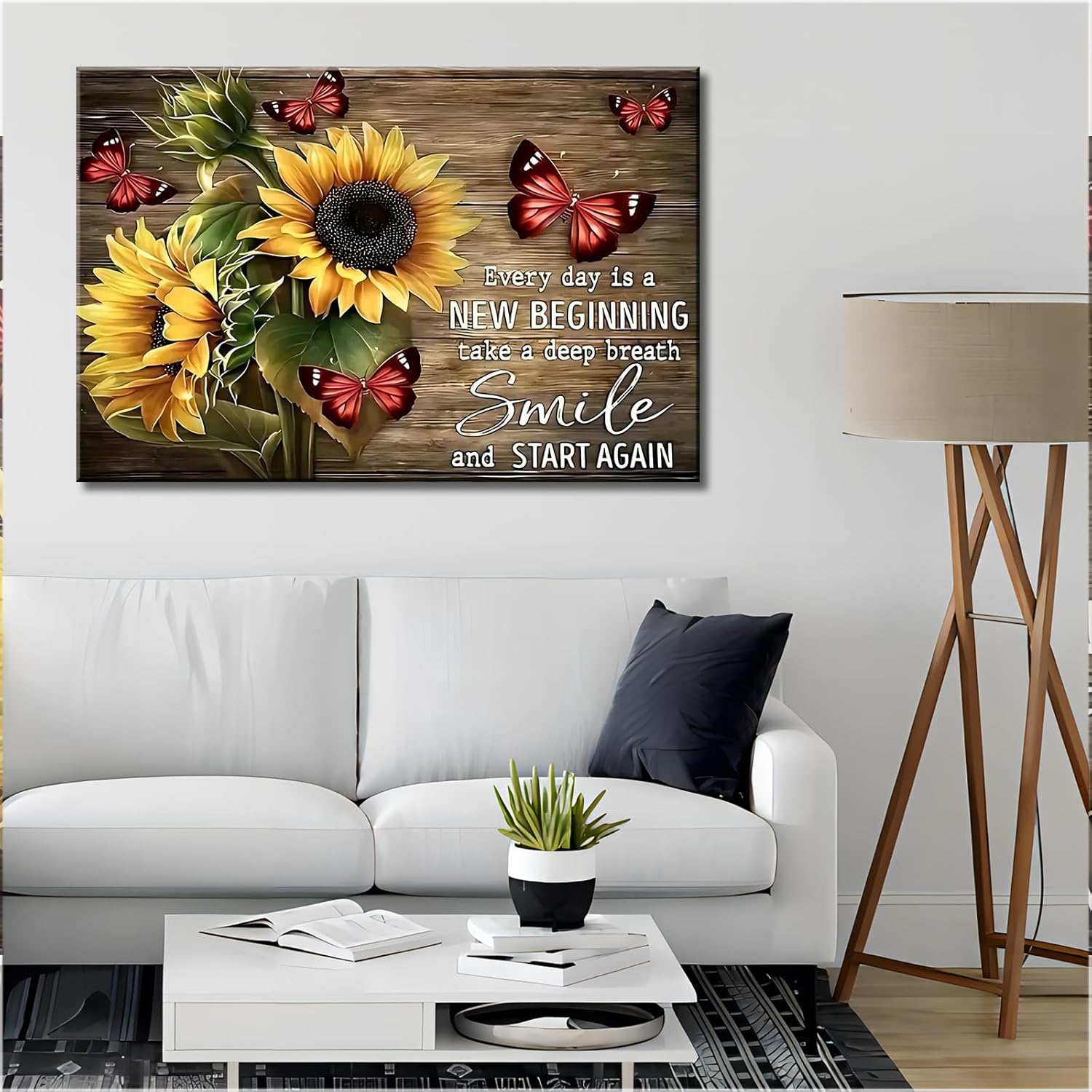 Wooden Framed Canvas Painting