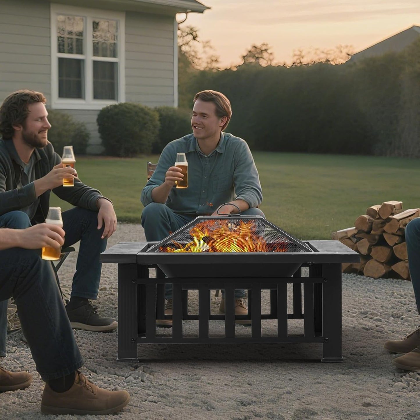 Square Fire Pit