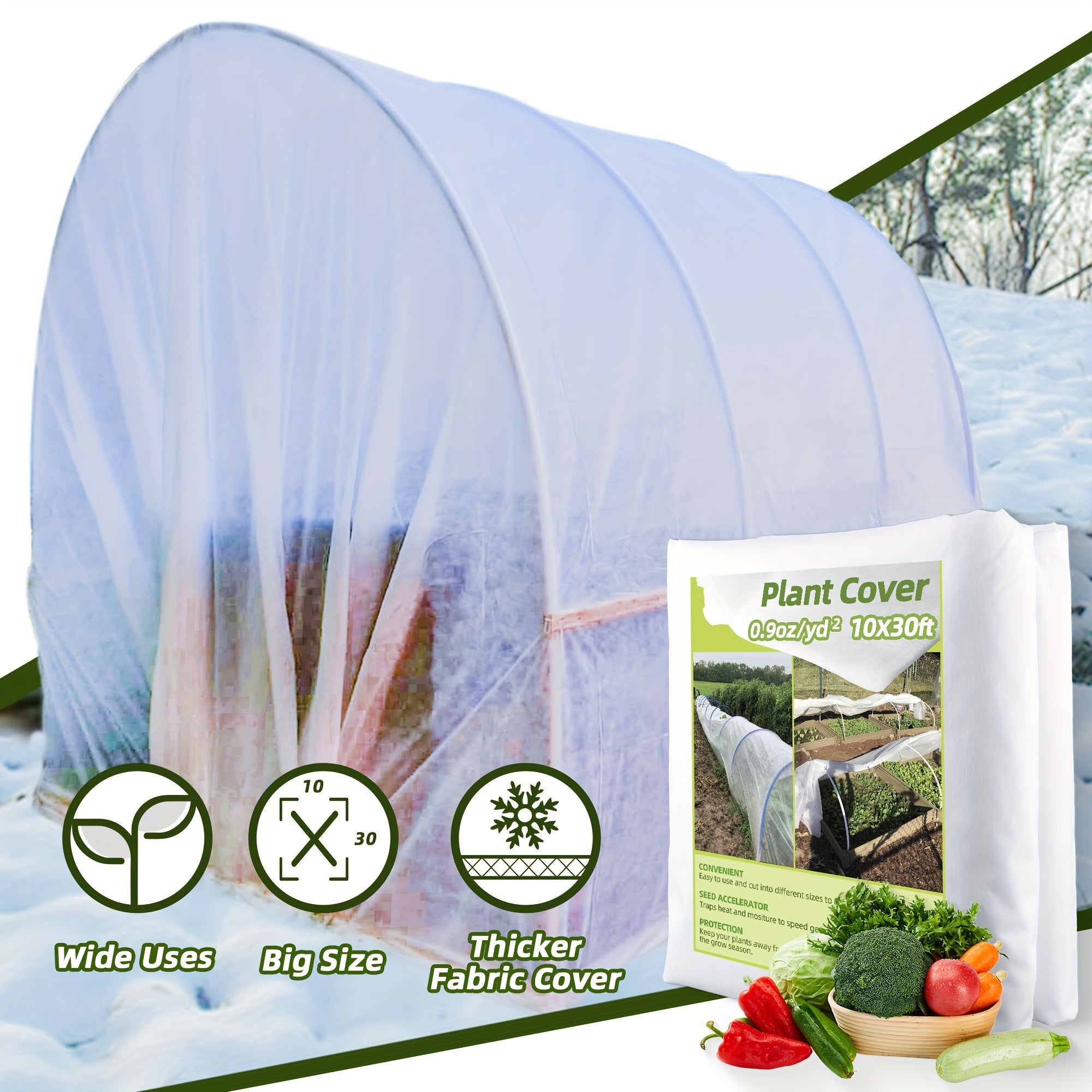 2 Packs Plant Frost Covers