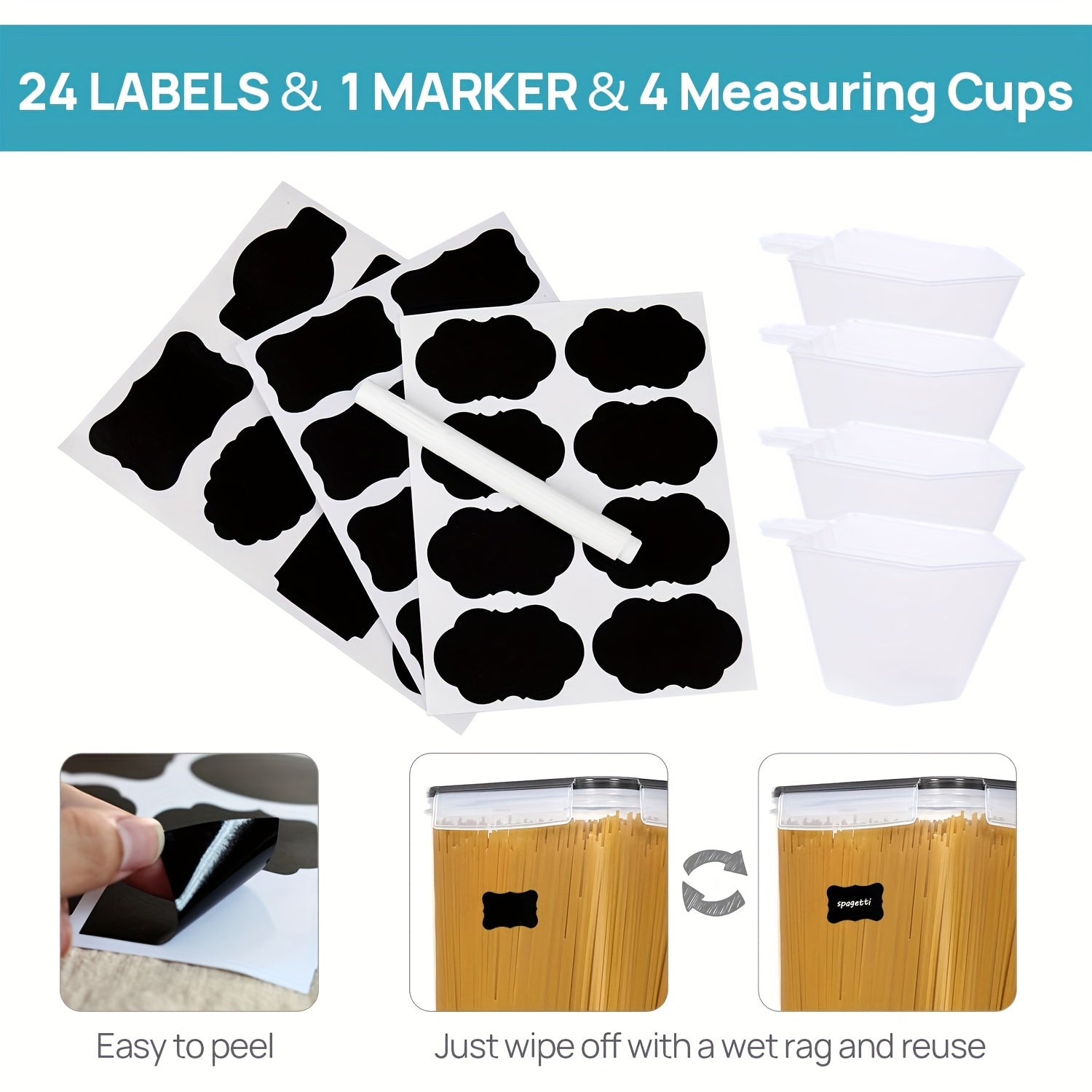 10 PCS Large Airtight Food Storage Containers