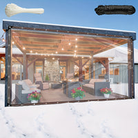 Heavy-Duty Clear Vinyl Tarp