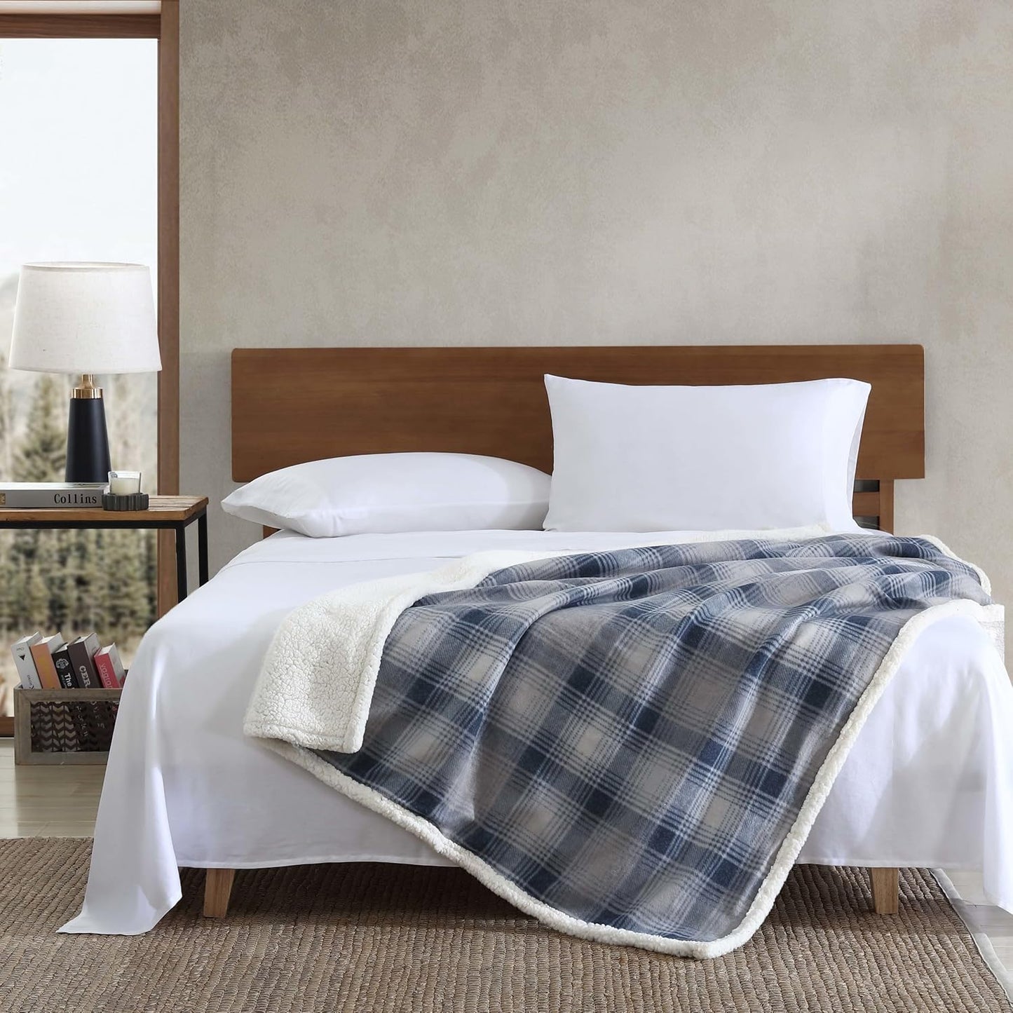 Plaid Throw Blanket