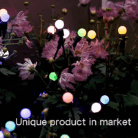 4-Packs Solar Powered Firefly Garden Lights
