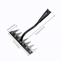 2 Pcs Metal Weed Rake