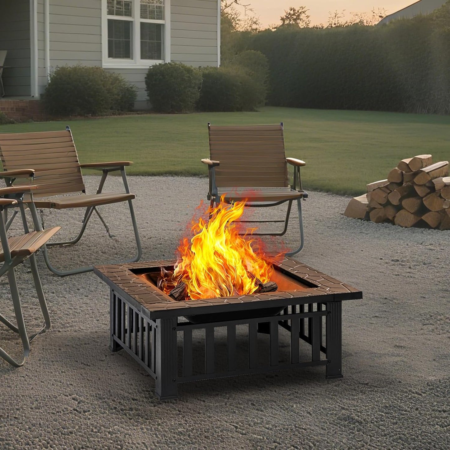 Square Fire Pit