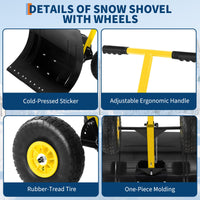 Snow Shovels with Wheels