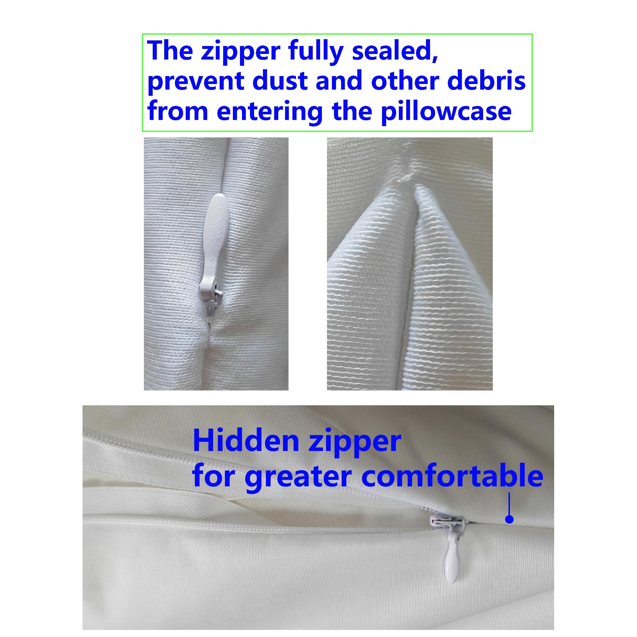 Zippered Waterproof Pillow Protector