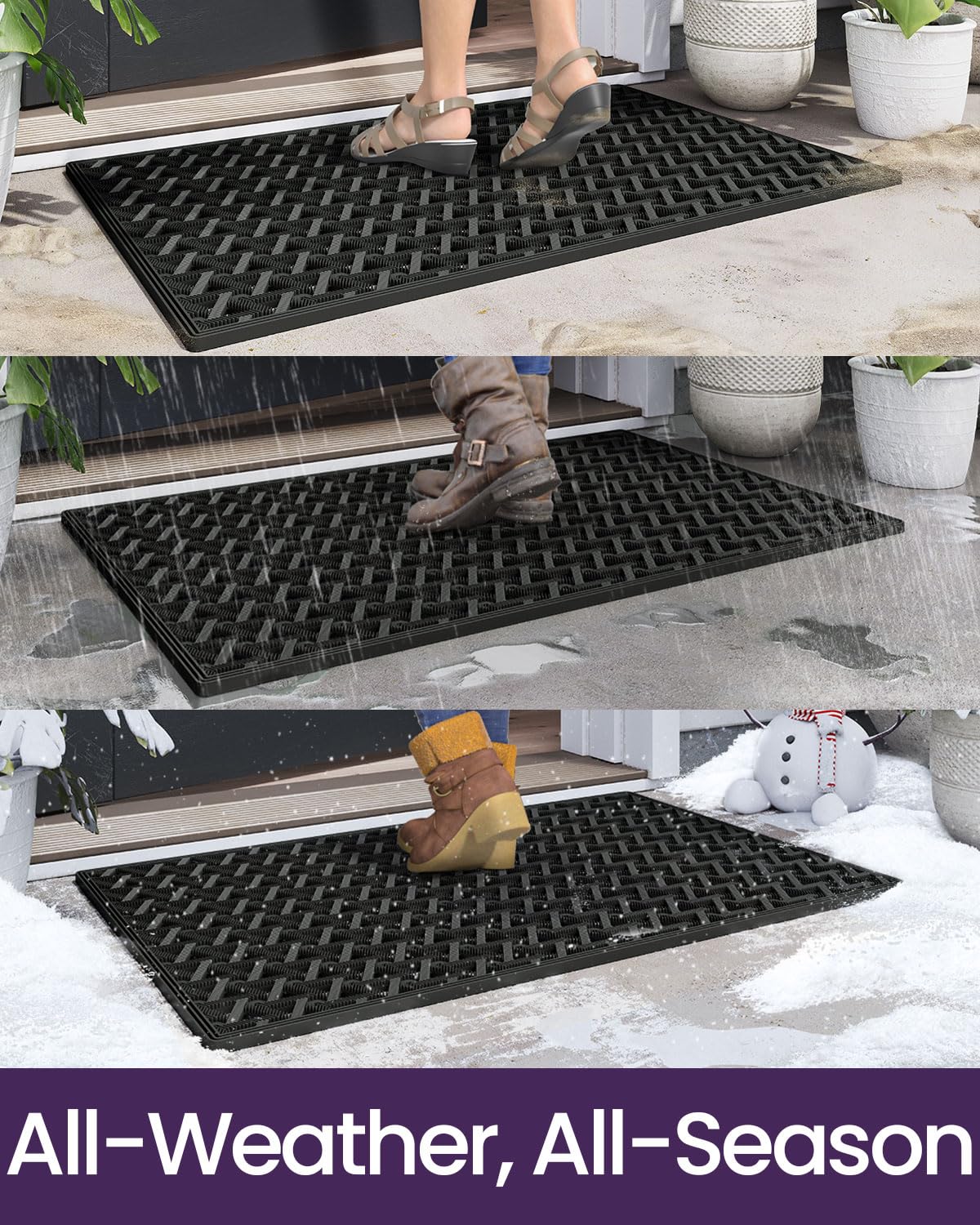 2'x3' Heavy Duty Outdoor Rubber Mats
