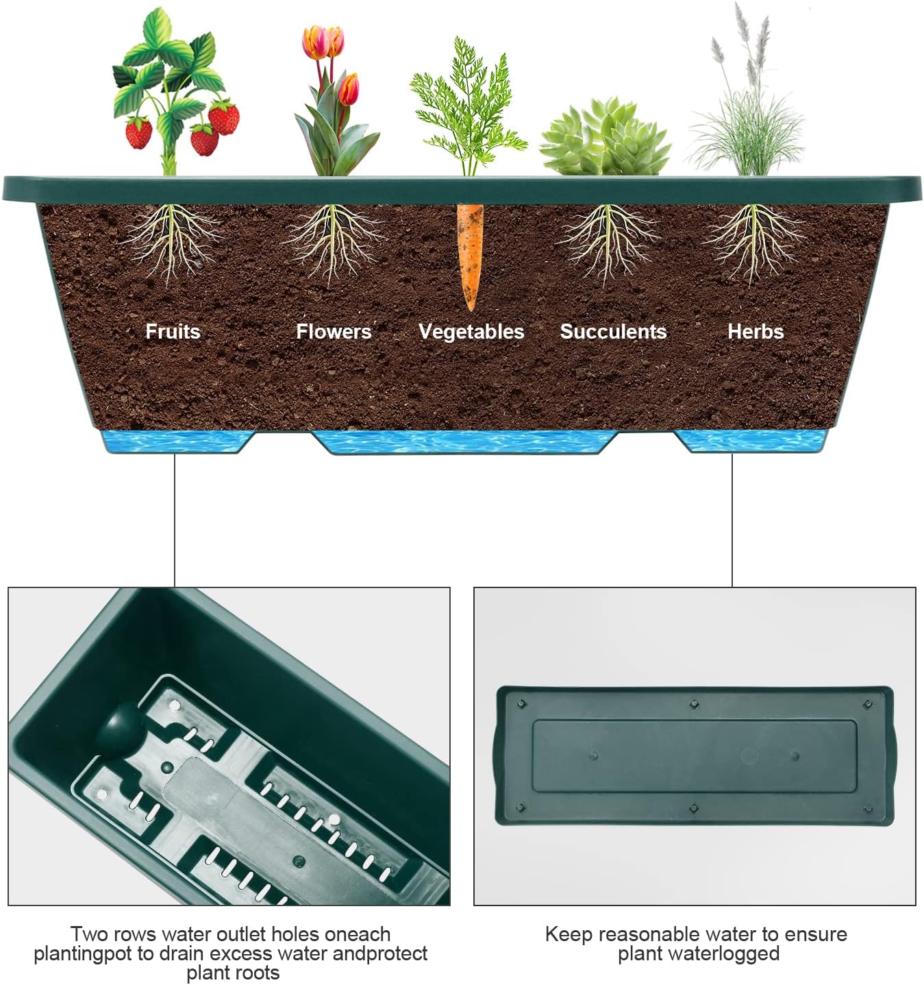 3 or 4 Tiers Vertical Raised Garden Beds