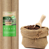 40 in X 13 Ft Burlap Fabric, High Density Natural Jute Fiber, Multipurpose Burlap for Gardening, Outdoor Plant Care, Weed Barrier, DIY Crafts, and Decoration