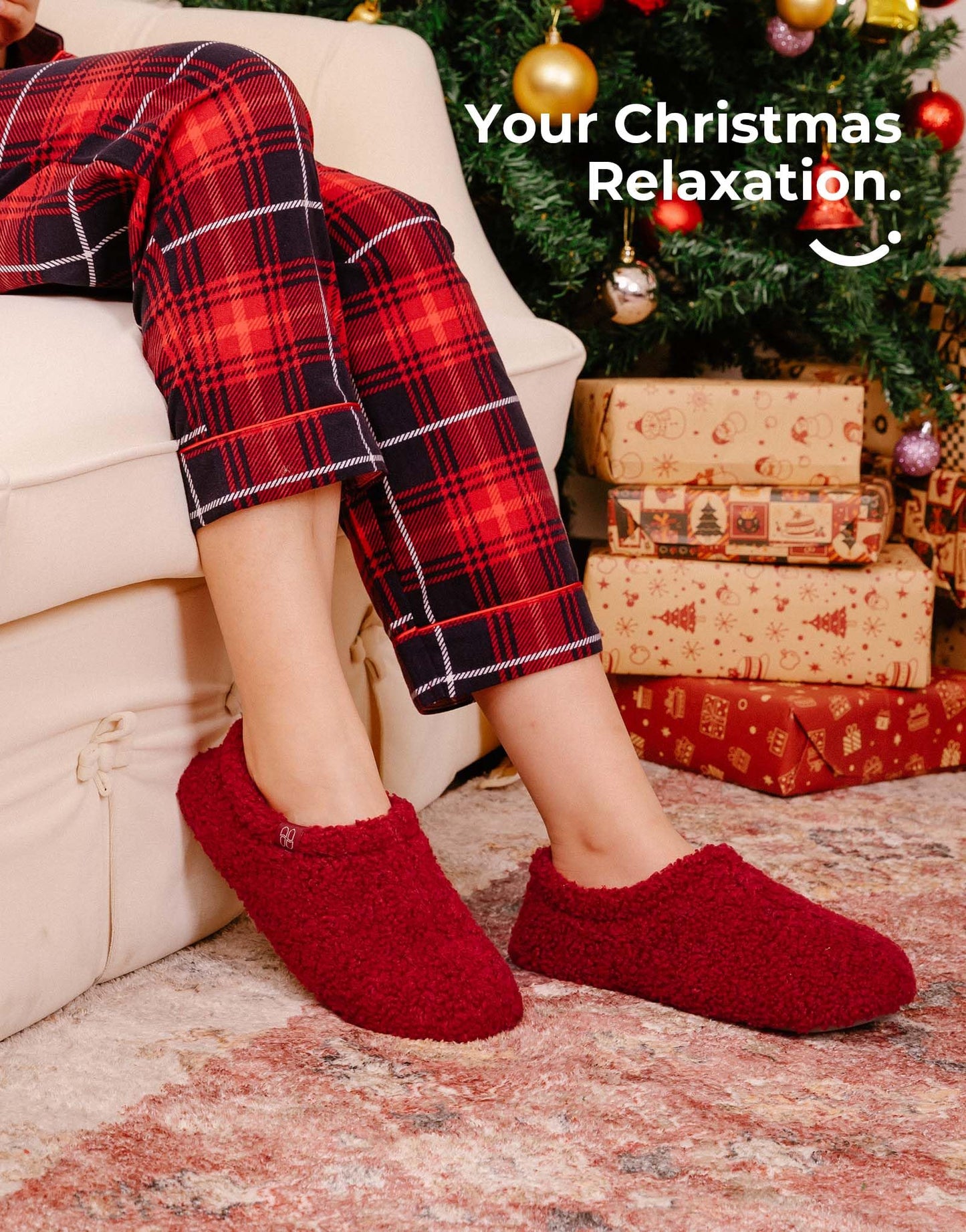 Faux Fur Slippers for Women