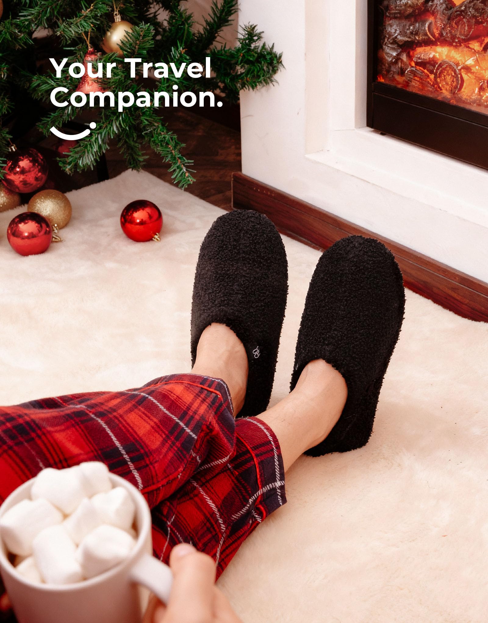 Faux Fur Slippers for Women