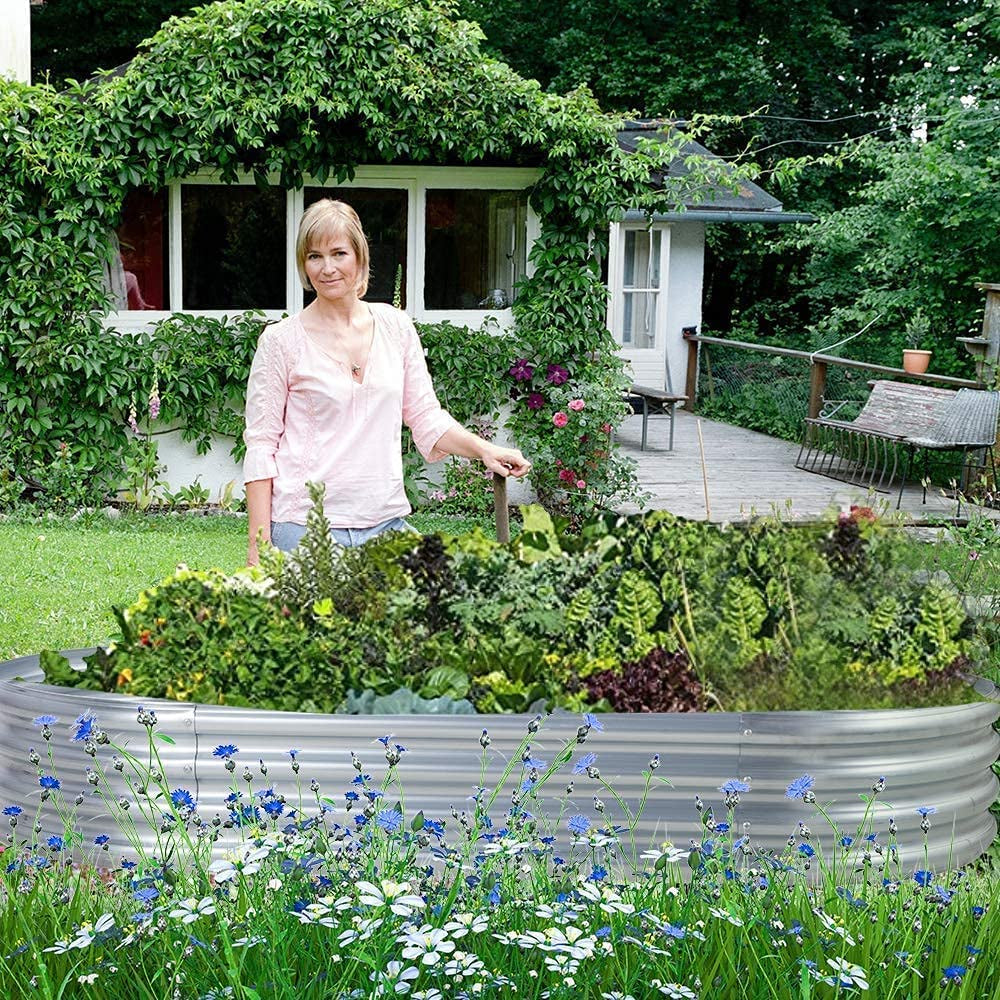 Yard Metal Raised Beds