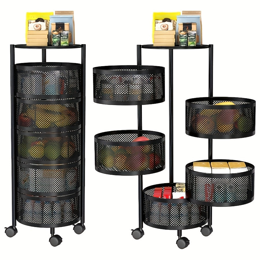 3, 4, 5 Tiers Fruit and Vegetable Storage Rack