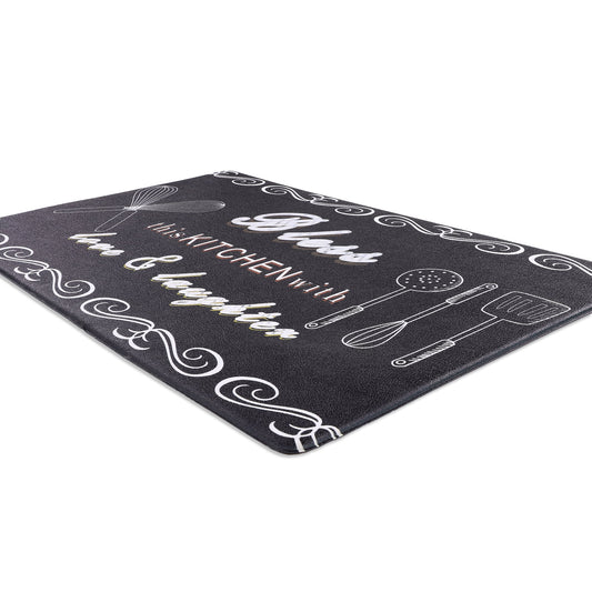 2 Pcs Decorative Kitchen Mats Anti Fatigue