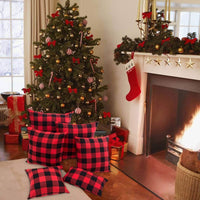  Plaid Throw Pillow