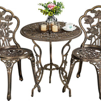 Wrought Iron Garden Table Set