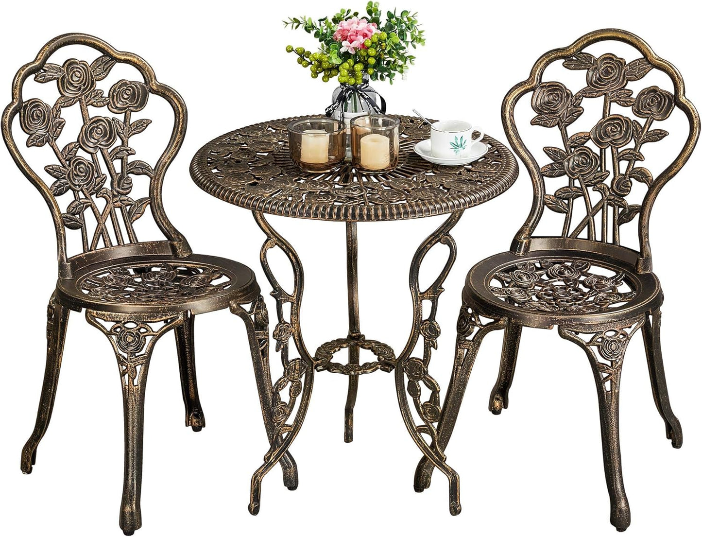 Wrought Iron Garden Table Set