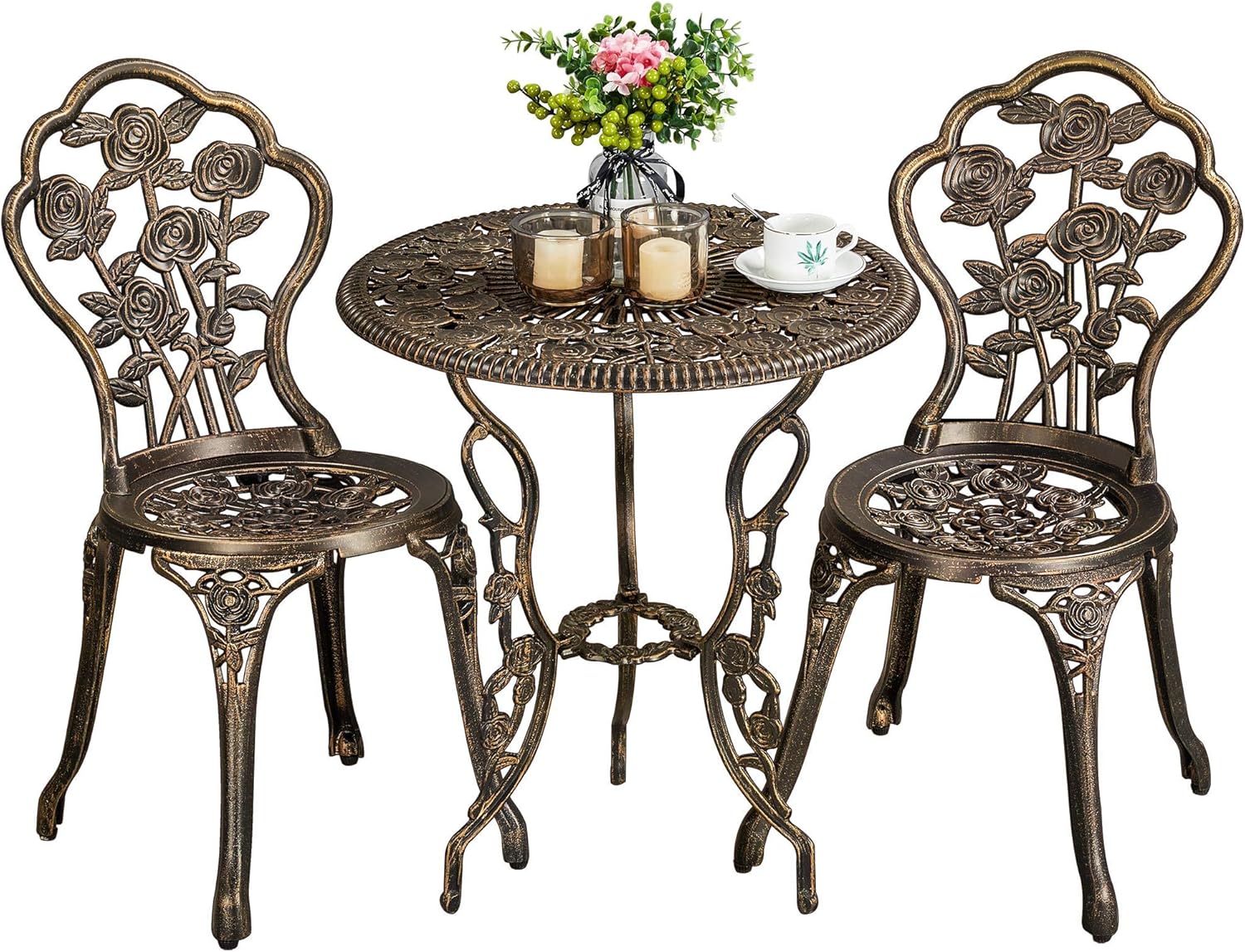 Wrought Iron Garden Table Set
