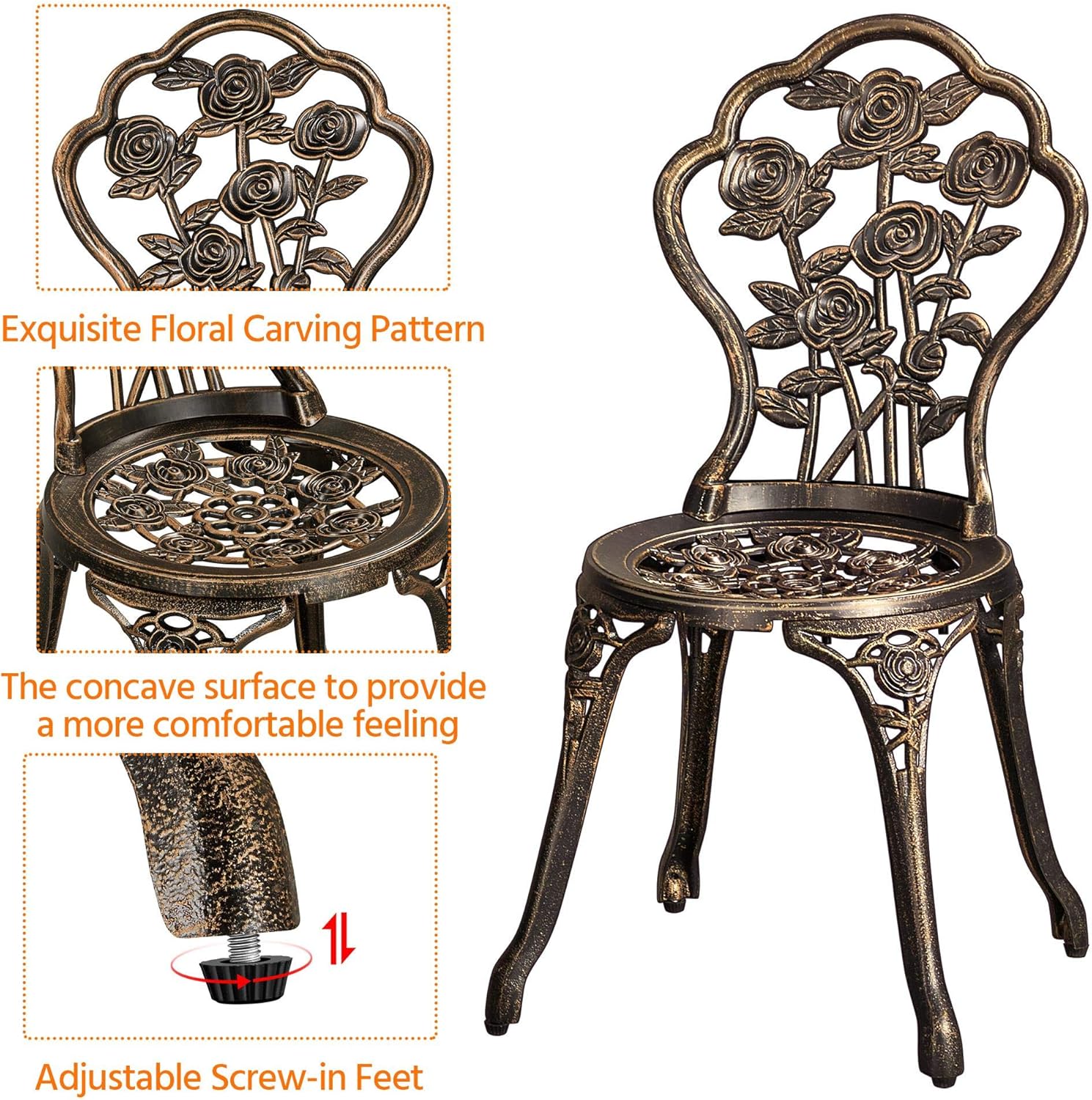 Wrought Iron Garden Table Set