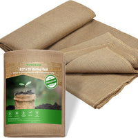 40 in X 13 Ft Burlap Fabric, High Density Natural Jute Fiber, Multipurpose Burlap for Gardening, Outdoor Plant Care, Weed Barrier, DIY Crafts, and Decoration