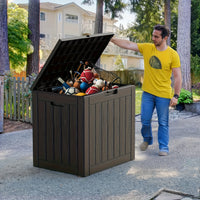 35/75 Gallon Black Outdoor Storage Box