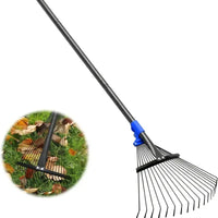 Adjustable Leaf Rake with Telescoping Handle