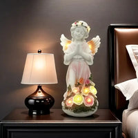 Garden Statues with Solar Lights