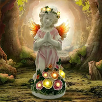 Garden Statues with Solar Lights