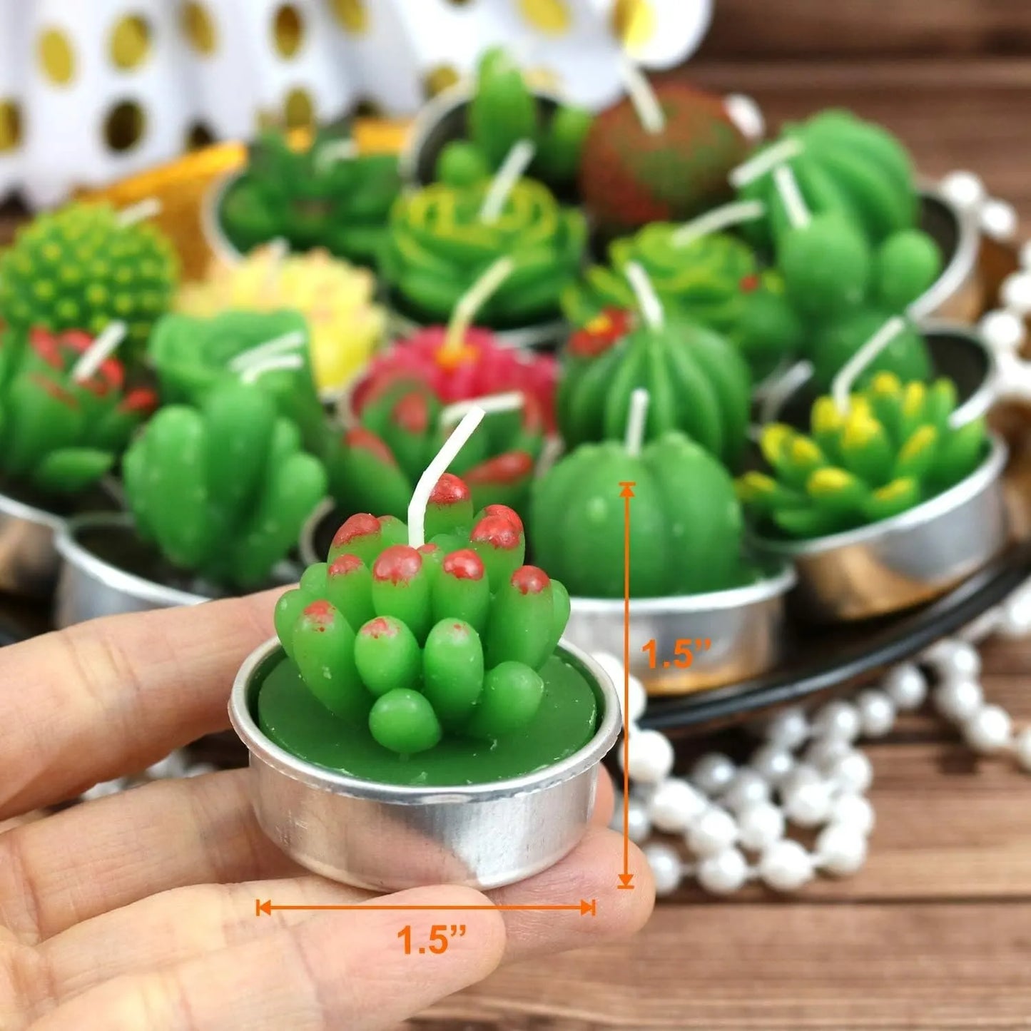 Decorative Candles | Cactus Candles Gift Set