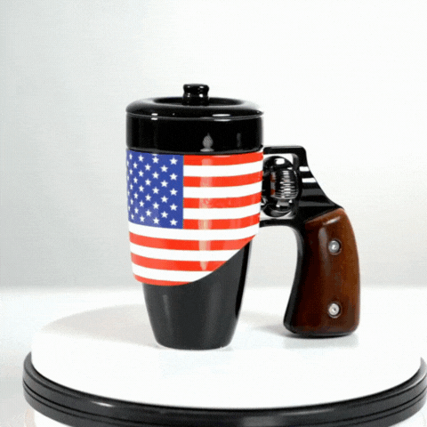Novelty Coffee Mug | Ceramic Gun Coffee Mug |Gift for Men