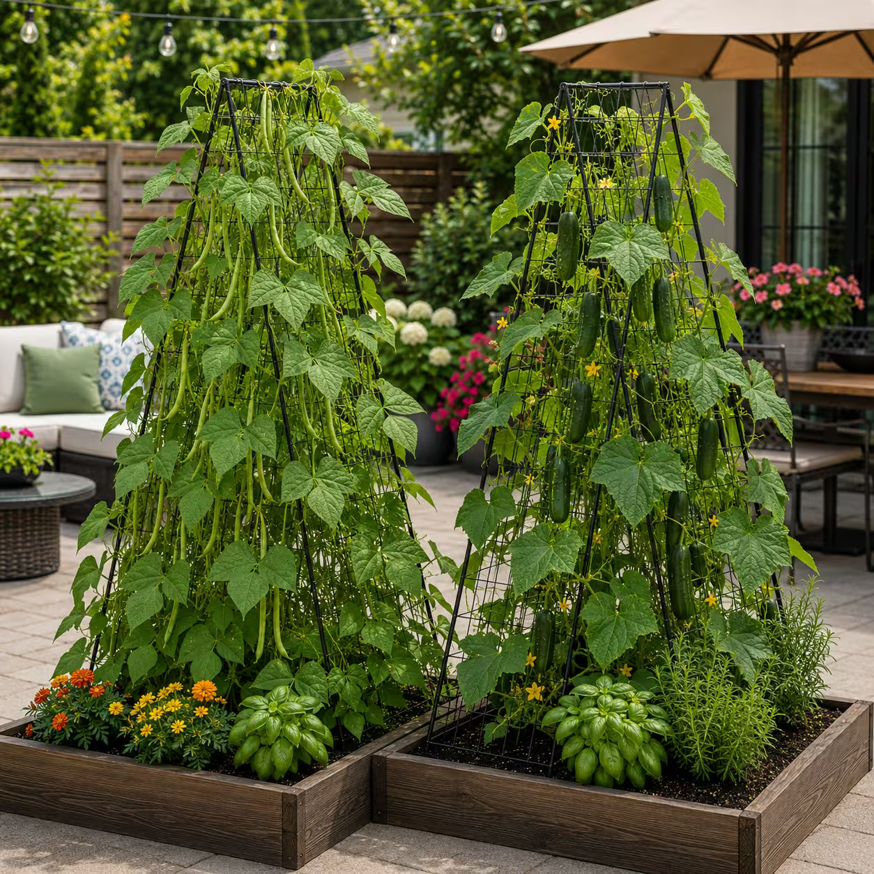 Bean Garden Trellis