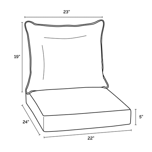  Outdoor Deep Seat Cushions