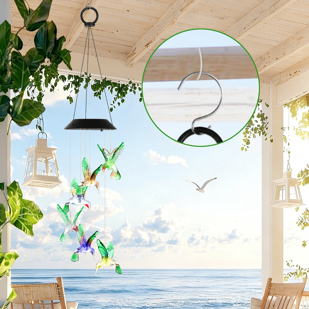 Hummingbird Wind Chimes