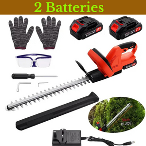 Electric Hedge Trimmer with Battery