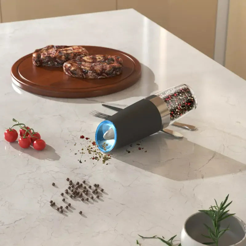 Electric Salt and Pepper Grinder Set