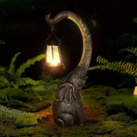 Garden Statues with Solar Lights