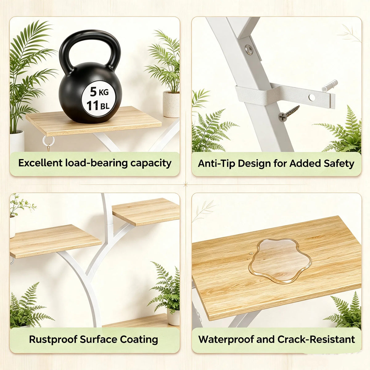 Plant Stand With Growing Lights