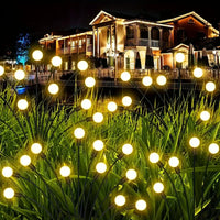 4-Packs Solar Powered Firefly Garden Lights