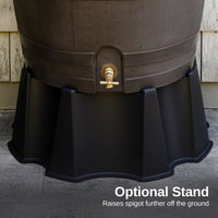 Flat Back Rain Barrel