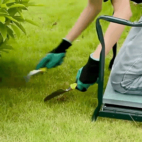 Portable Garden Kneeler And Seat Heavy Duty Garden Stool with Tool Bags