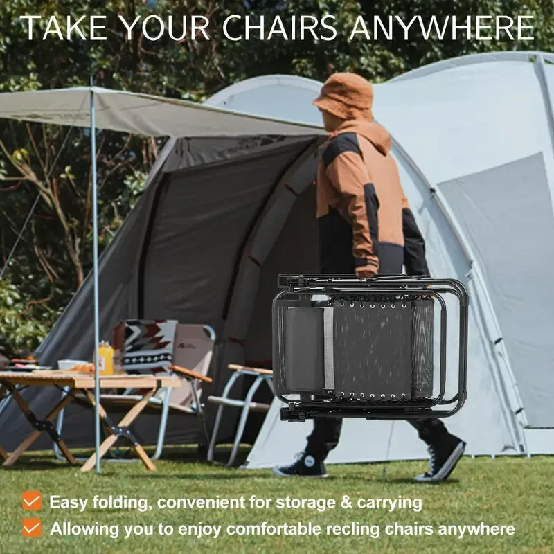 Folding Gravity Chairs | Folding Camping Chairs Reclining