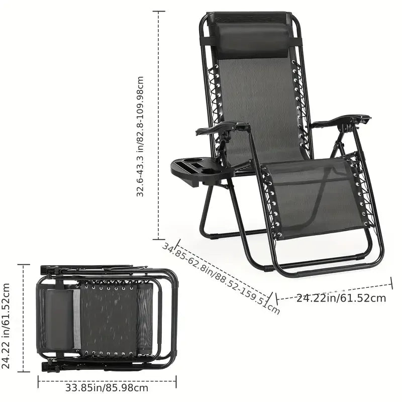 Folding Gravity Chairs | Folding Camping Chairs Reclining