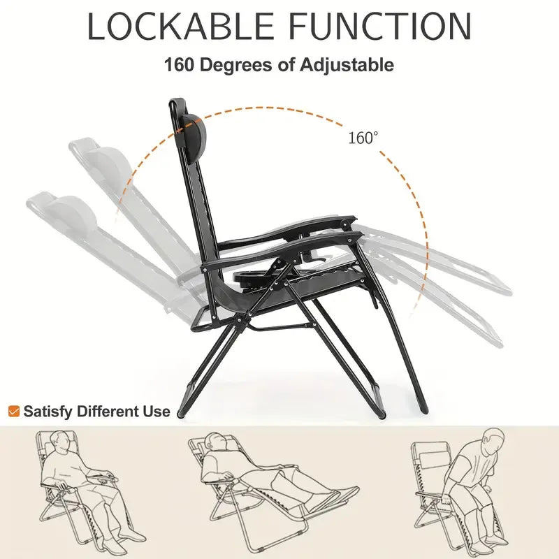 Folding Gravity Chairs | Folding Camping Chairs Reclining