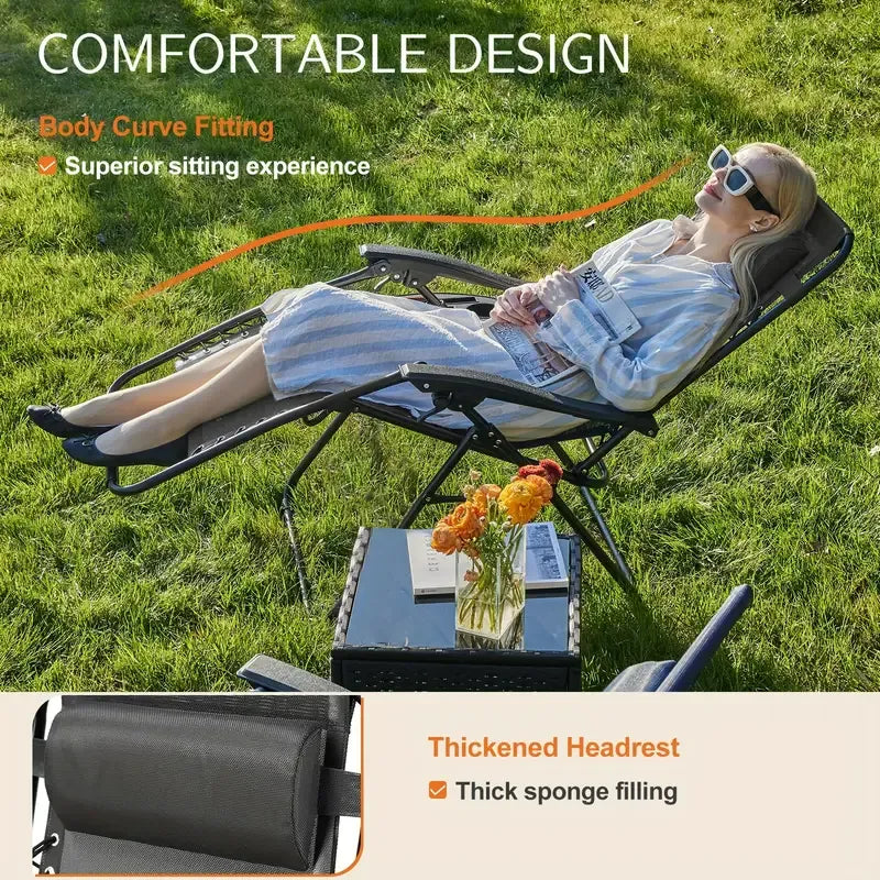 Folding Gravity Chairs | Folding Camping Chairs Reclining