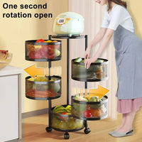 3, 4, 5 Tiers Fruit and Vegetable Storage Rack