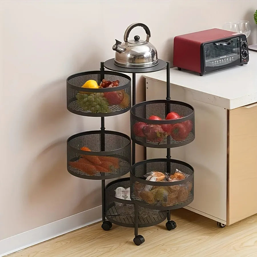 3, 4, 5 Tiers Fruit and Vegetable Storage Rack