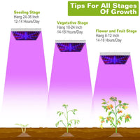 225 LEDs Full Spectrum Grow Lights